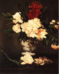 Edouard Manet Vase of Peonies on a Pedestal China oil painting art